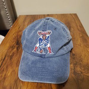 New England Patriots Vintage Logo Moose Hat